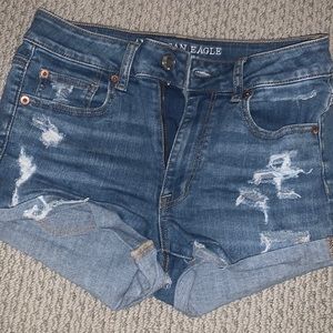 American eagle jean shorts